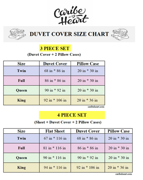 Sint Maarten Duvet Set - CaribeHeart Sint Maarten